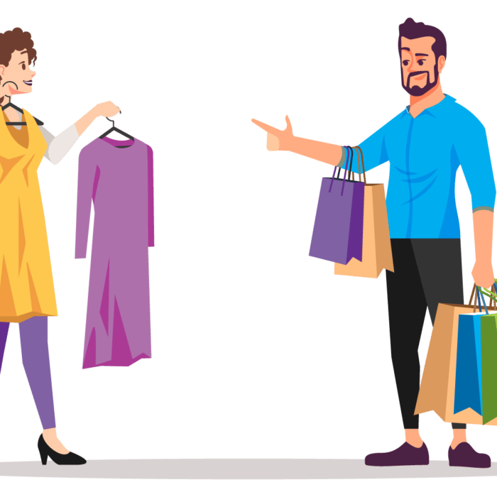people shopping